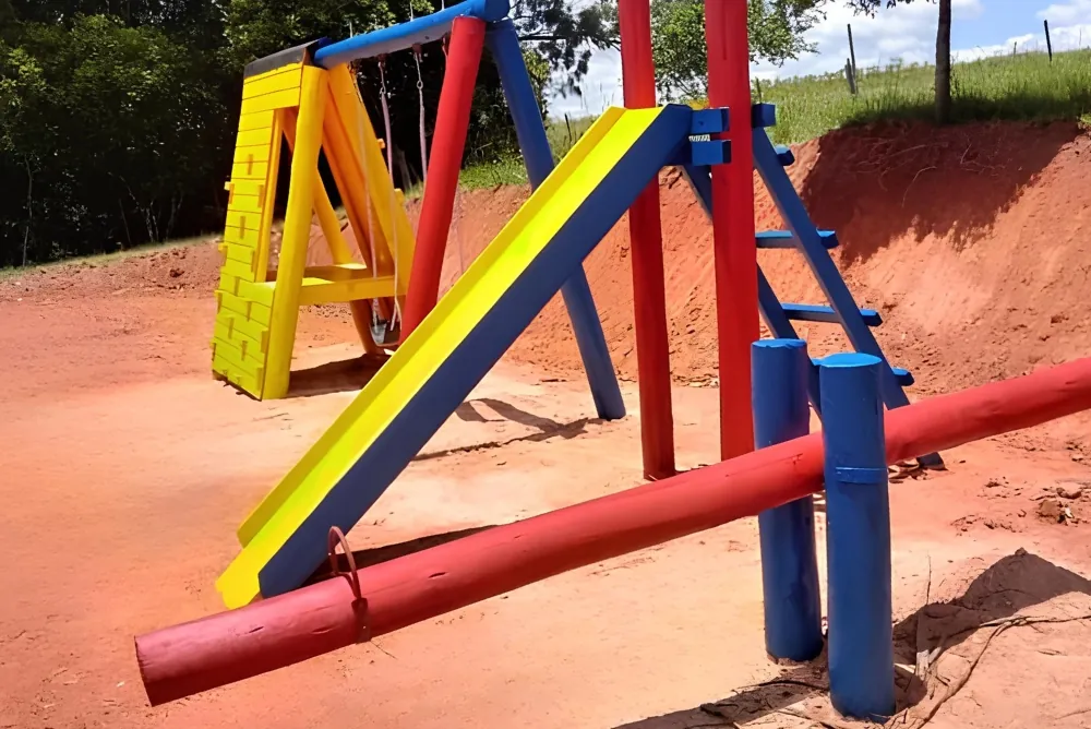 Playgrounds de madeira Vencato Casas