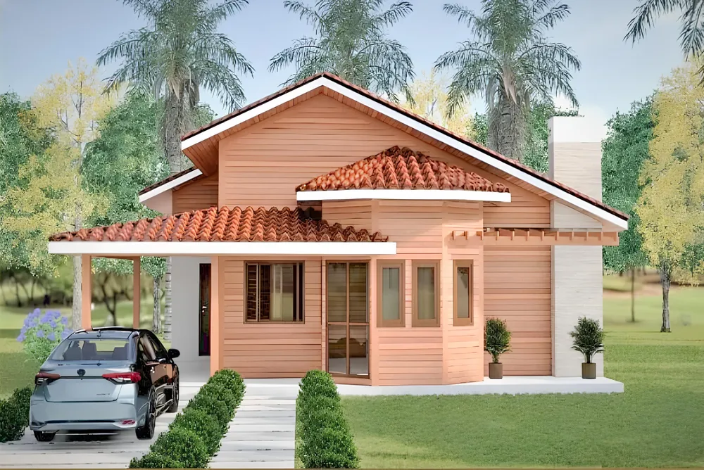 Projetos de casas pré-fabricadas Vencato Casas